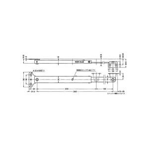 LB-350A型　重量用フラップステー　800100122