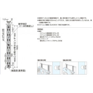 SPHL型　ステンレス棚受　重量用　800030912