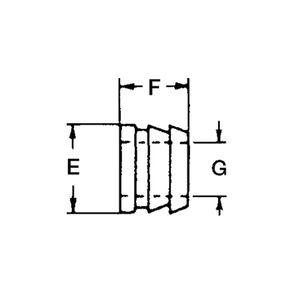 ダボ棚受（真鍮製）メン　60236