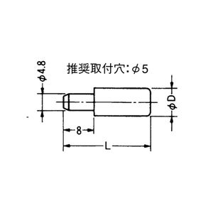 SS-310　差込ダボ棚受　68038