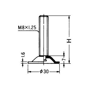 レベルアジャスターLE型　M8　73347