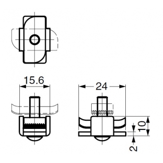 FD50-HSB　ストッパーブロック