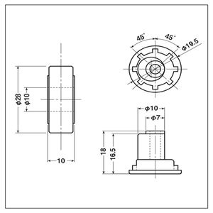 公団・公社用取替戸車