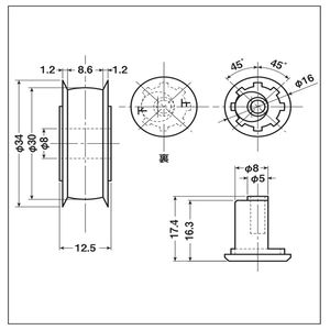 公団・公社用取替戸車