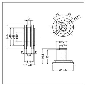 公団・公社用取替戸車