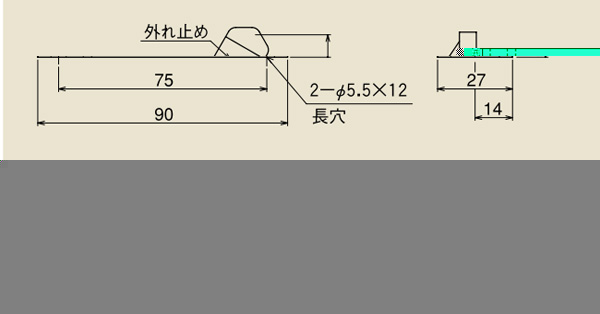 インテリアドアハンガー　SD40単車　左右セット