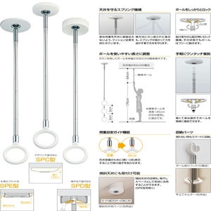 室内用スポット型　薄型スタイリッシュ　SSサイズ×2本