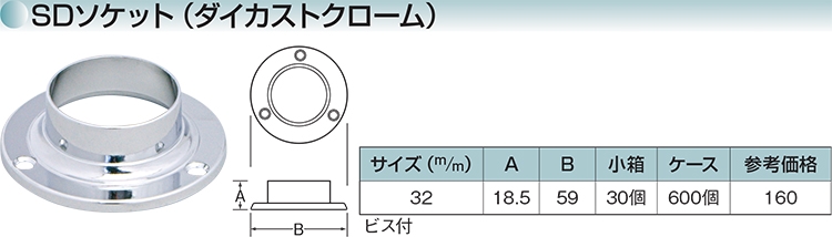 ダイカストクロームSDソケット