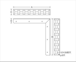 ステンレス多孔式アングル
