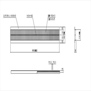 スチール製　Ｕ字溝用グレーチング　細目ノンスリップタイプ　溝幅120用　T-14