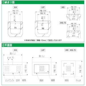 スチール製　縞鋼板製みぞ蓋（ズレ止め付き）　溝幅90用　T-2