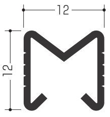 イーグル　ステンレスB型12Vレール　12×12