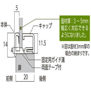 GK　フラット押縁