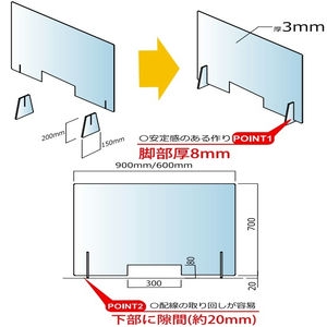 飛沫防止パネル