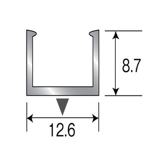 フラットモールド　スリムベース　アルミ製（A6063S-T5）