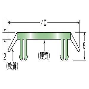 IGライン　センターカバー　軟硬同時成型塩化ビニール