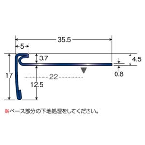 ノンスリップ　塩ビタイル・長尺シート用　ステンレス製SUS304(18.8ｃｒ)　穴有