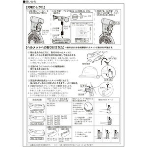 ヘルメット取付式送風機　WindyIV