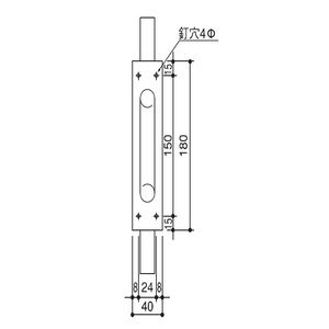 吊金具 建設省用吊金具 8-31-1 PL付 ステン304バフ#400研磨