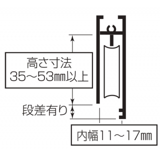 サッシ用取替戸車　M11（B）028型