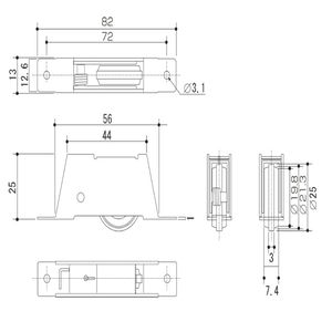 吊戸フレ止めガイド