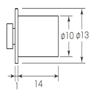 ダボ柱用P.C棚受