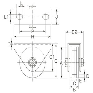 オールステンレス　枠付重量車（コ型）