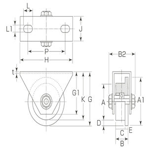 オールステンレス　枠付トロッシャー重量車（L型）