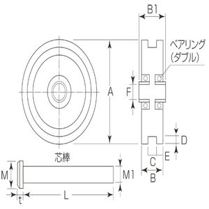 枠無重量車（コ型）