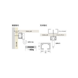 スタンダード中軽量用レール（コード320267）