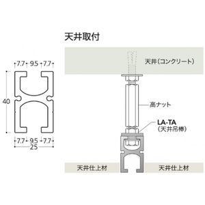 スタンダード重量用レール（コード320241）