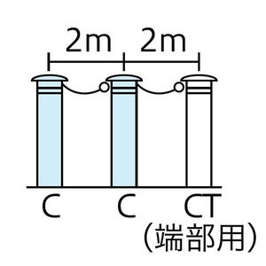バリカー　車止め　バリアフリー　φ165.2