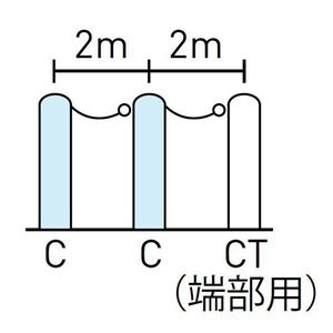 バリカーピラー型　車止め　スタンダード　ステンレスタイプ　φ101.6　H850/クサリ内蔵型