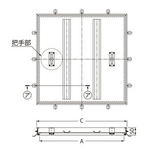 モルタル充填用（充填深さ：23mm） 屋内用 一般形 ステンレス製