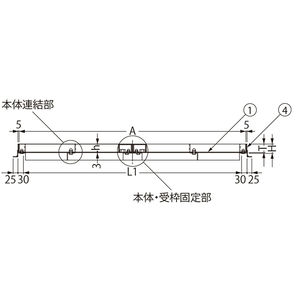 『ガーデングレート』ステンレス製 角型 充填タイプ（充填深さ42mm）