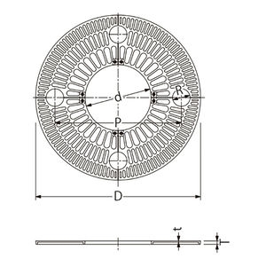 『ガーデングレート』丸型 格子タイプ 支柱穴4ヶ