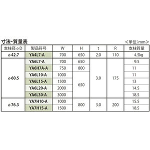 [Yシリーズ]アーチ型 固定式 後付タイプ ステンレス製 車止め