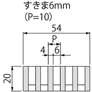 ボーダースリット（スリット幅60mm　ボルト固定式） T荷重：輸荷重5トン　枠：定尺1m