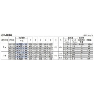 ボーダースリット（スリット幅100mm） T荷重：T-2(歩行用兼用)　蓋+枠セット