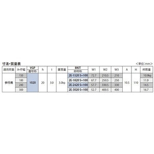 ボーダースリット（スリット幅100mm） T荷重：T-2(歩行用兼用)　枠：定尺1m