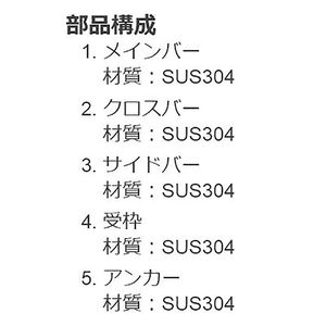 『ステンレス製グレーチング』滑り止め模様付　横断溝・側溝用　T荷重：歩行用/T-2　すきま18mm(P=22mm)