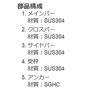 『ステンレス製グレーチング』滑り止め模様付　3mmフラットバー　横断溝・側溝用　T荷重：歩行用　すきま12mm(P=15mm)