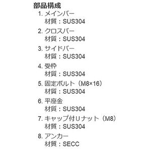 『ステンレス製グレーチング』ボルト固定式　プレーンタイプ　横断溝・側溝用　T荷重：T-2　すきま26mm(P=30mm)