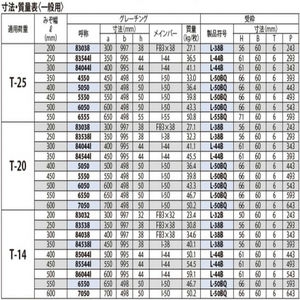 『スチール製グレーチング』細目プレーンタイプ　ボルト固定式　横断溝用（一般用）　T荷重：T-14