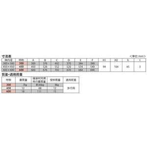 『カラー舗装用みぞ蓋（化粧用スリットみぞ蓋）』インターロッキングブロック用　充填深さ65mm ステンレス製　集水桝用　目地なし（すきま9mm）　T荷重：歩行用