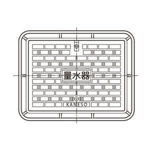 量水器桝用鉄蓋 T荷重：T-2