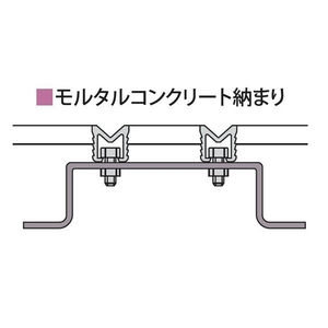 建具用レール　V型レール用アンカー