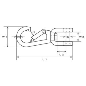 スナップフックシャックル