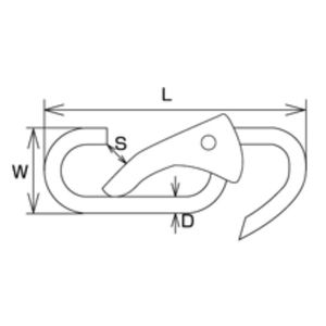 スナップフックWD型