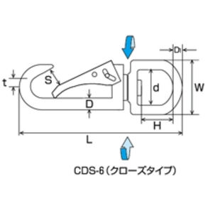 【バラ単位】回転ロックスナップ